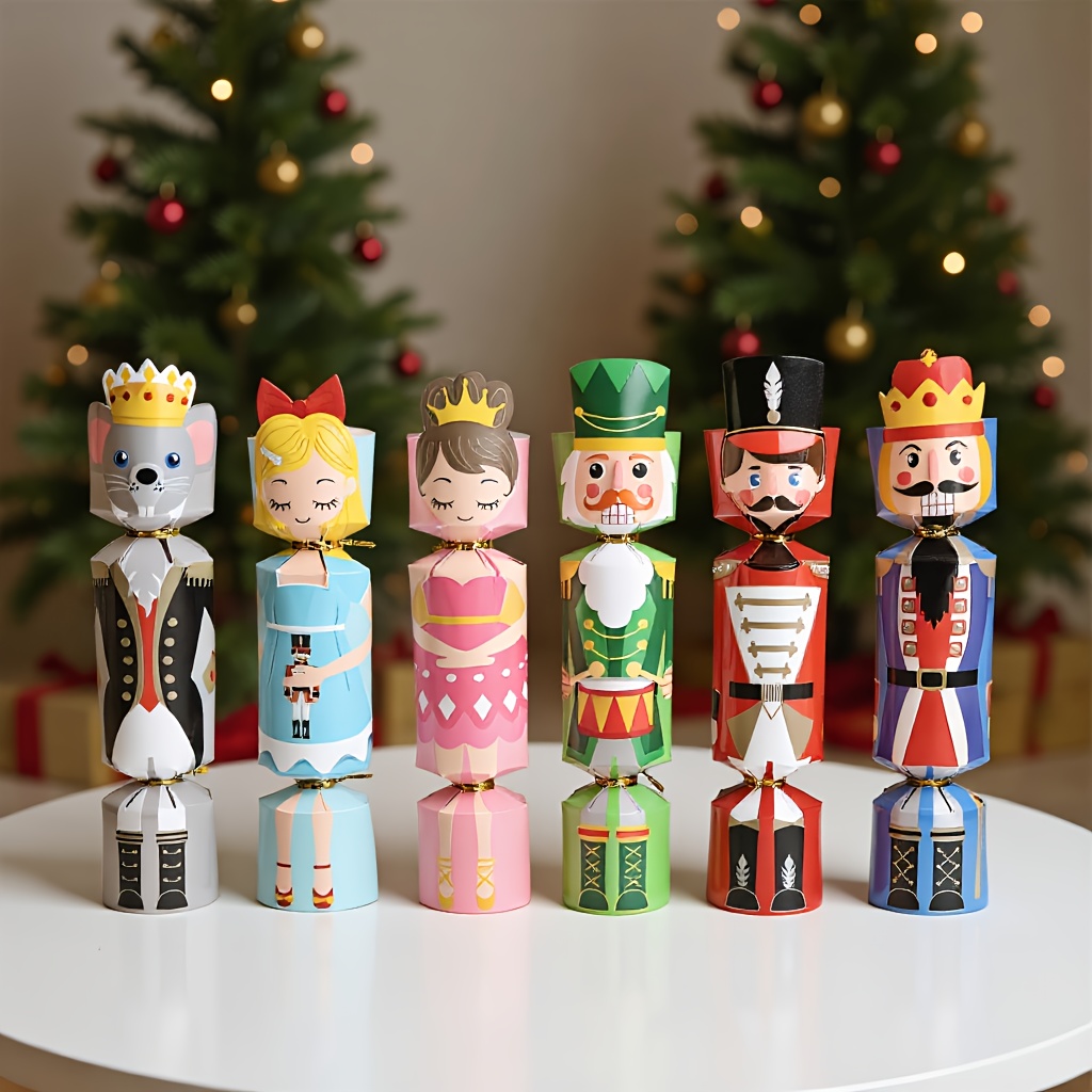 Event Party Box - 24pcs Christmas Cracker Soldier Nutcracker Princess