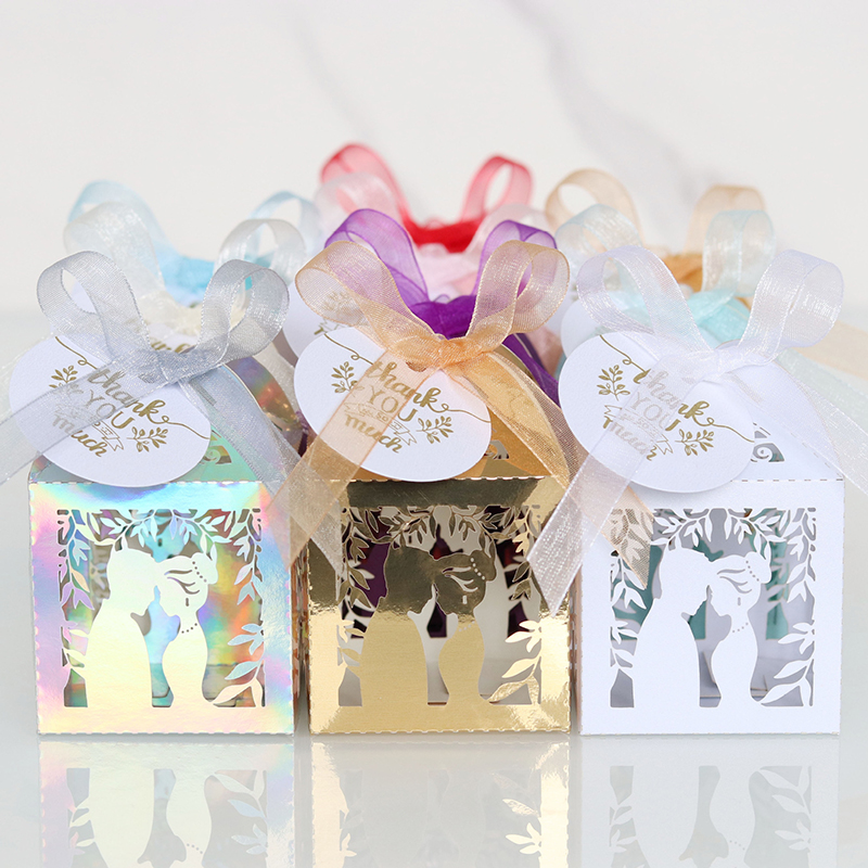 50pcs Laser Cut Lovers Paper C - Event Party Box recension och pris