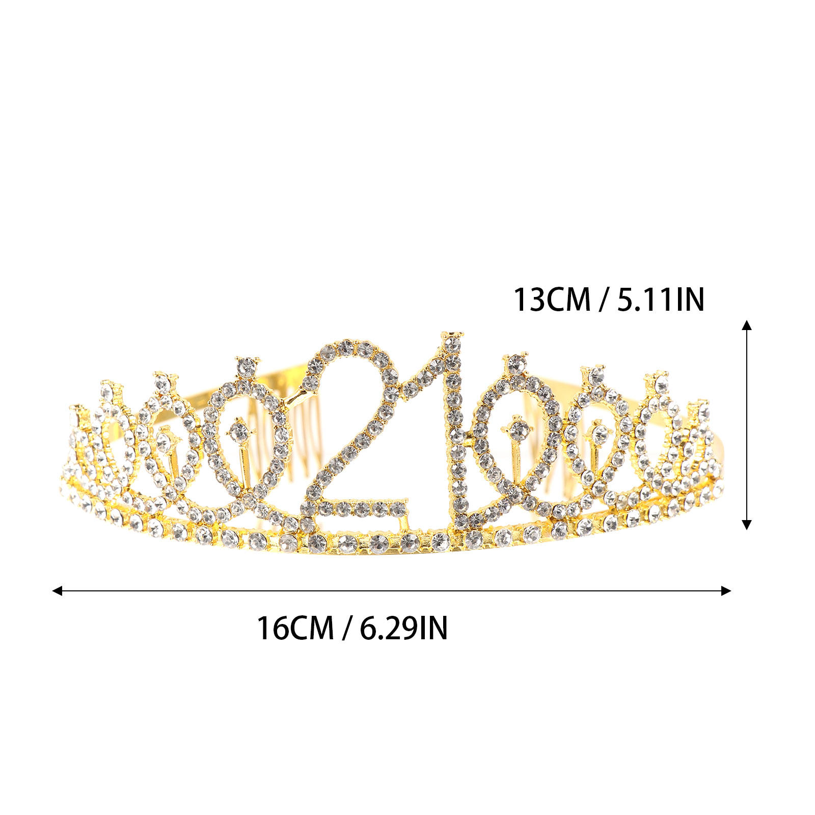 1Set Birthday Crown Sash Banne - Birthday Sash Glitter recension och pris