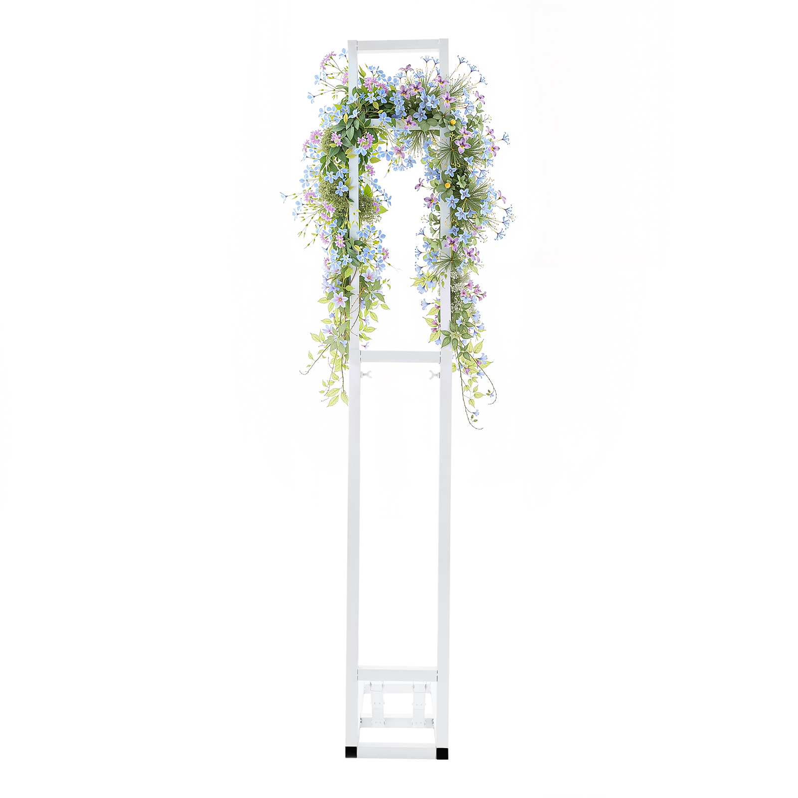 White Freestanding Iron Weddin - Photo Booth Frame recension och pris