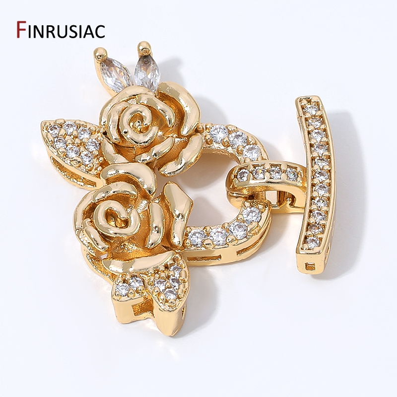 14K Gold Plated Brass Zircon F - Flower Wall Panel recension och pris