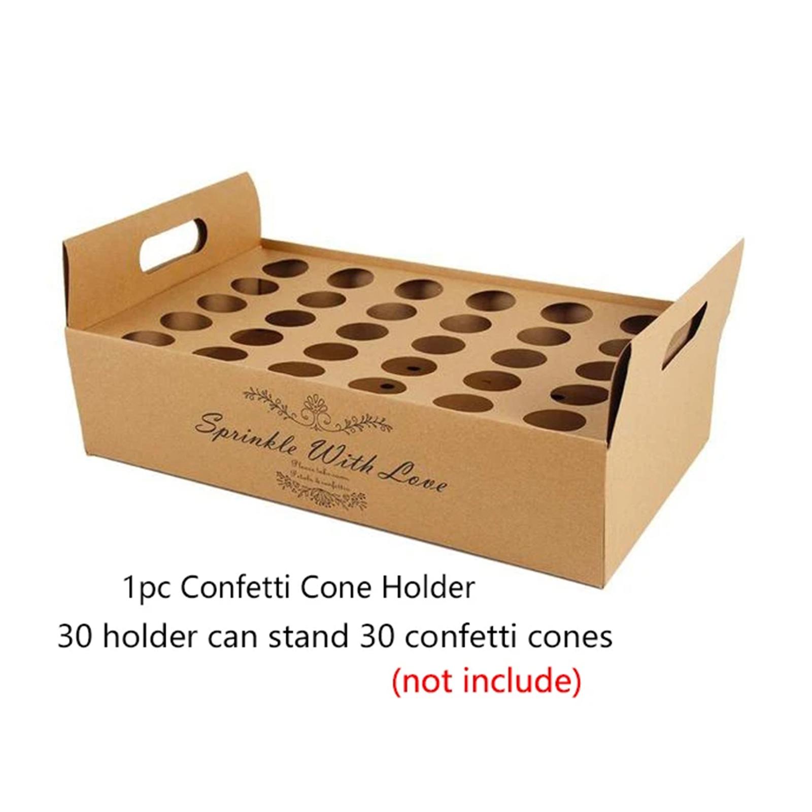 Paper Confetti Cone Box Stand  - Papercraft Supply Confetti recension och pris