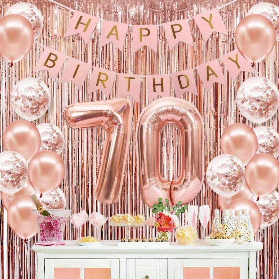 58Pc/Set 40Inch Number Foil Ba - Party Banner Gold recension och pris