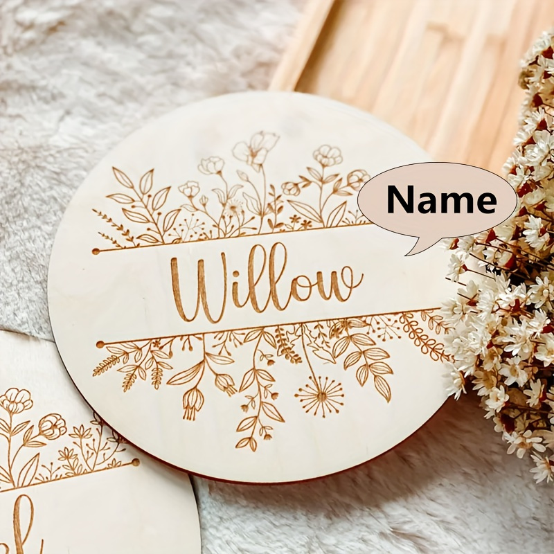 Personalized Floral Engraved N - Eve Party recension och pris