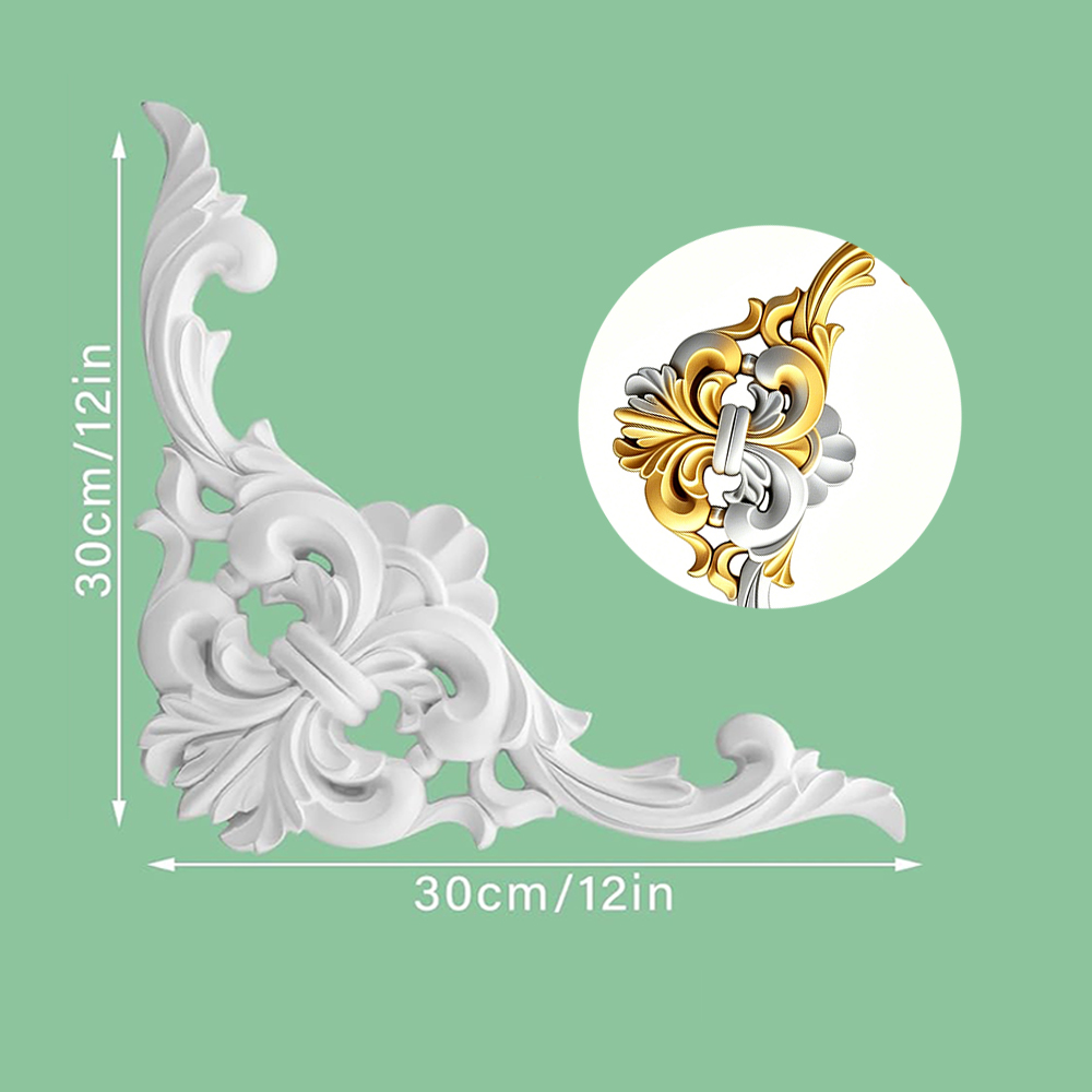 PU Ceiling Molding Kit Corner  - Flower Wall Panel recension och pris