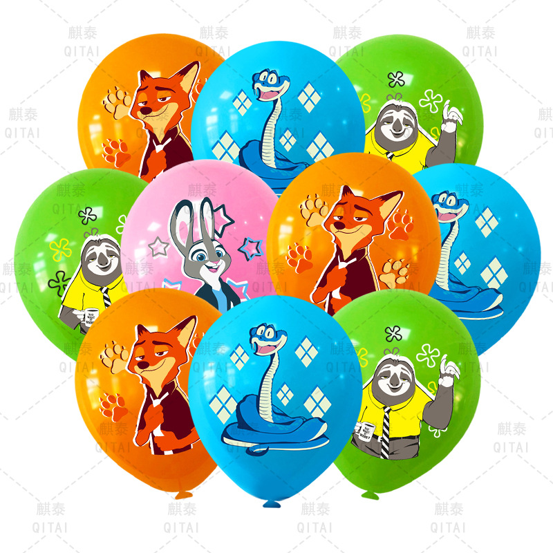 New Zootopia Balloons Wild Ani - Supply Event recension och pris