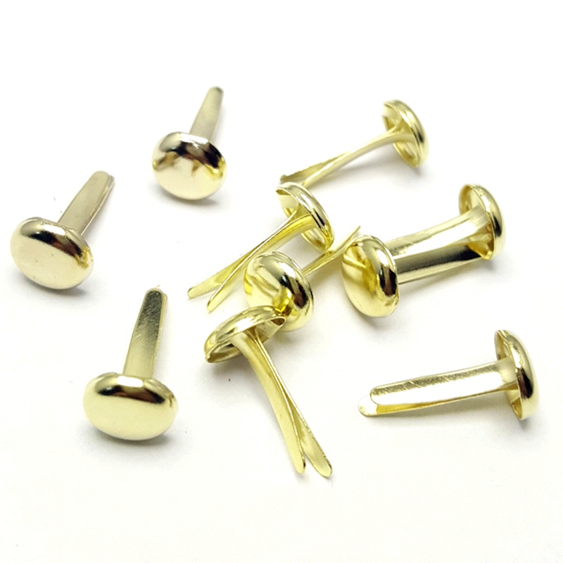 500pcs 8mm Metal Brads Scrapbo - Papercraft Supply Invitation recension och pris