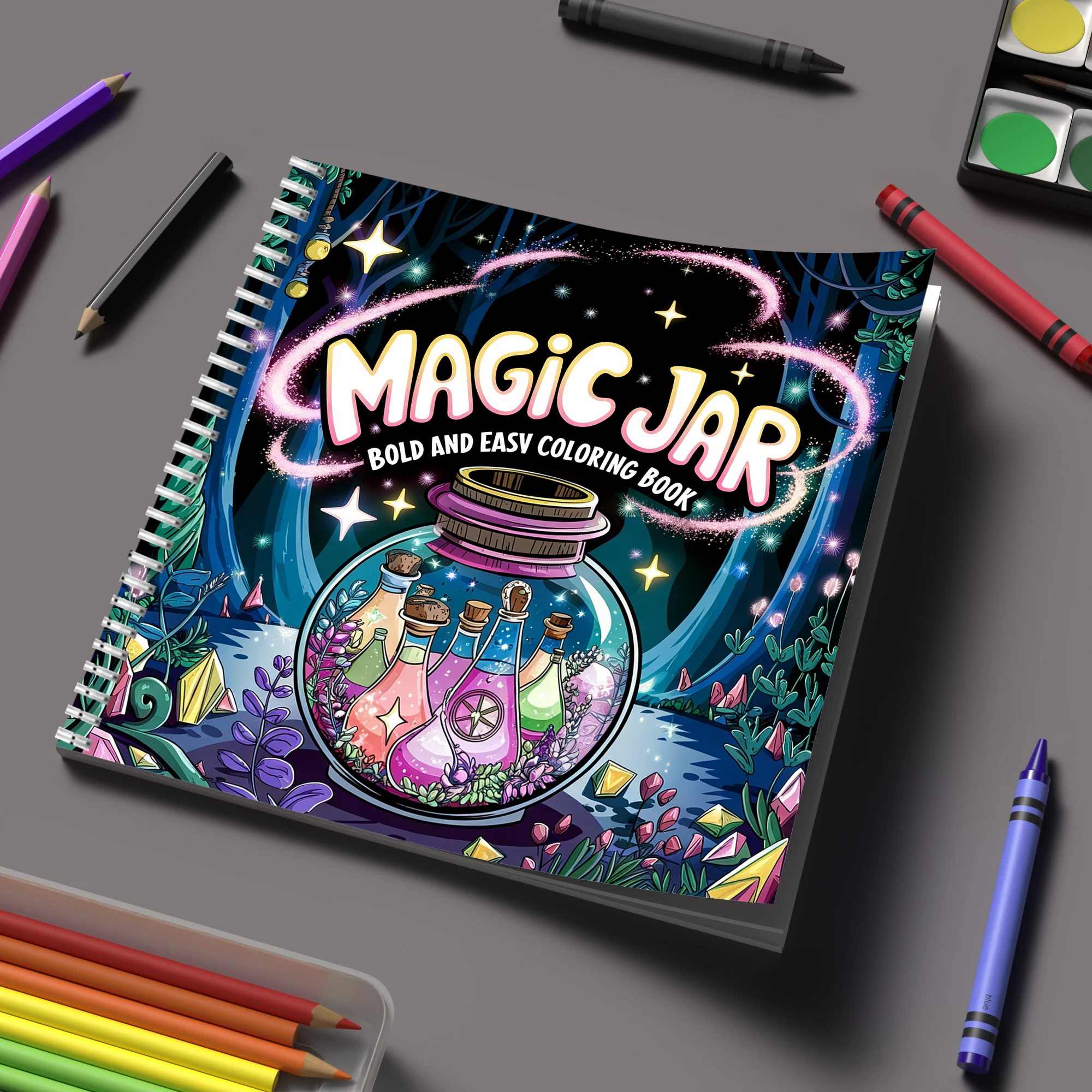 Coloring Book Magic Jar for Ad - Supply Event recension och pris