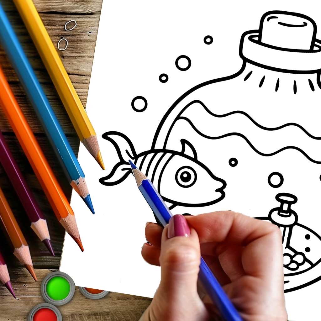 Coloring Book Magic Jar for Ad - Supply Event recension och pris