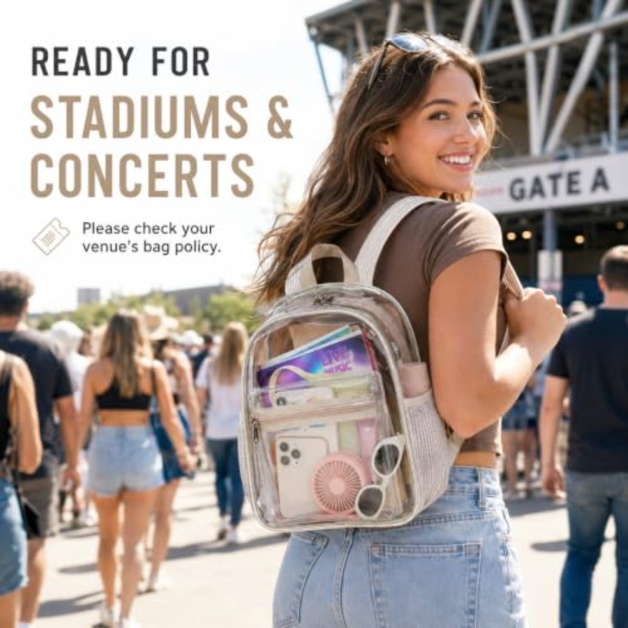 Mini Clear Backpack for Stadiu - Event & Party Supply Photos recension och pris