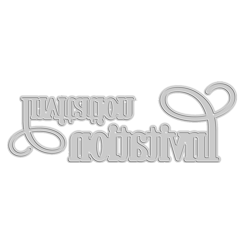 Invitation Words Metal Cutting - Papercraft Supply Invitation recension och pris
