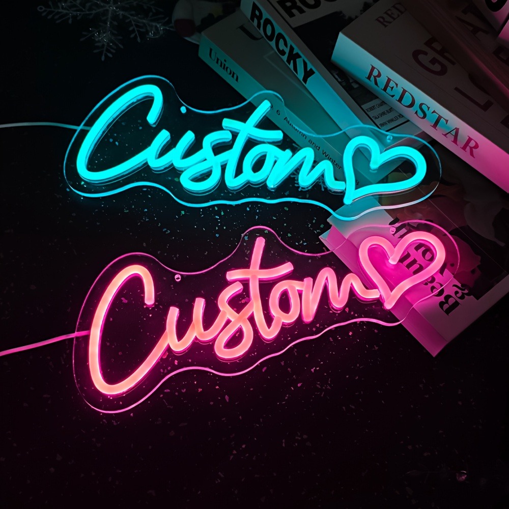 Custom LED Personalized Neon S - Neon Sign Party recension och pris