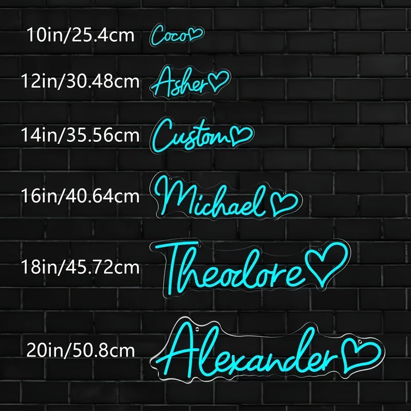 Custom LED Personalized Neon S - Neon Sign Party recension och pris