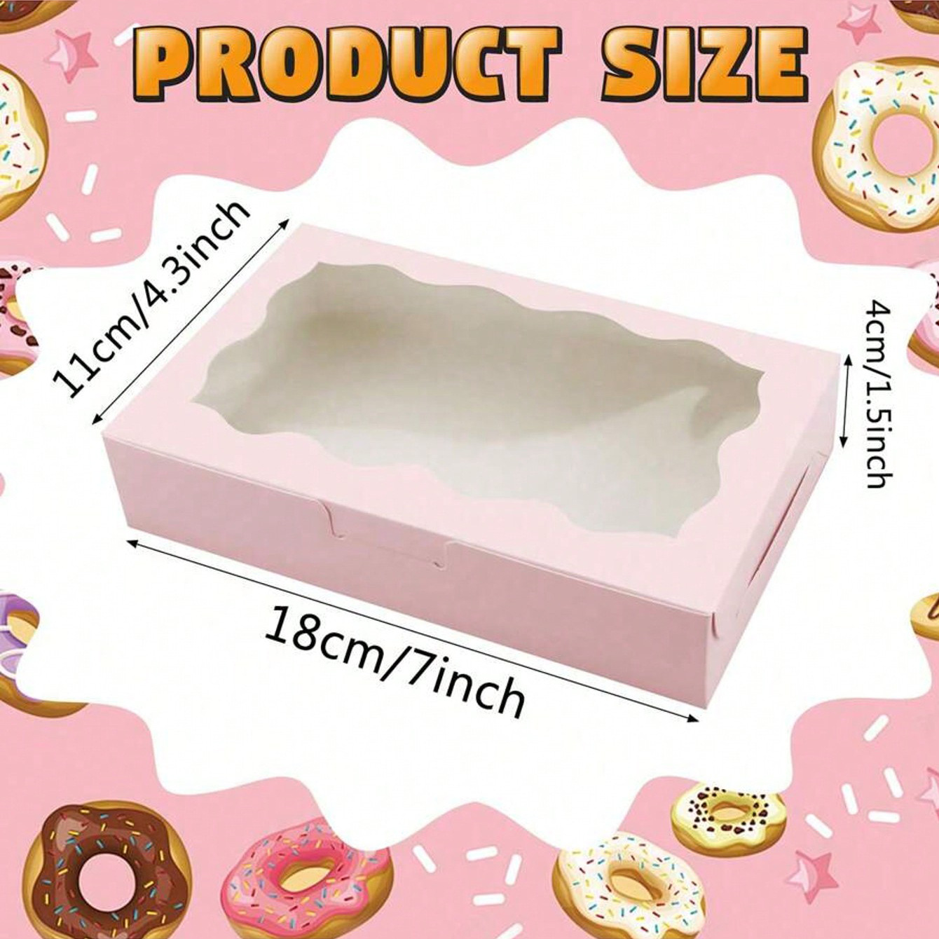 10/30/50Pcs Kraft Paper Cake C - Event Party Box recension och pris