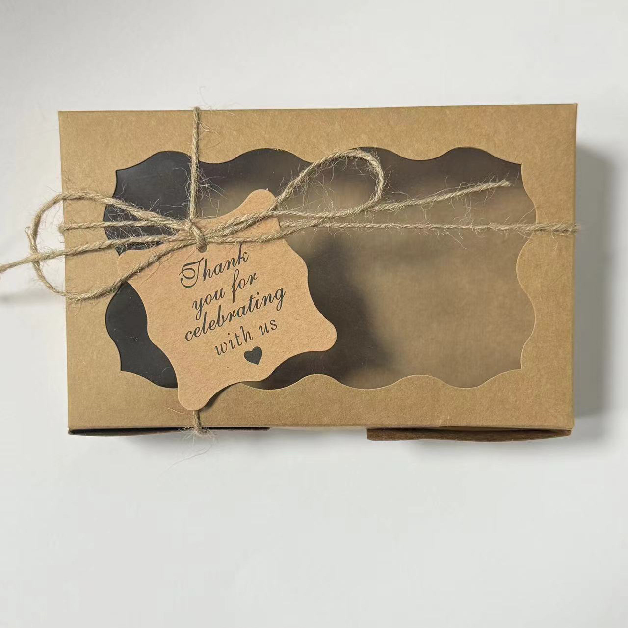 10/30/50Pcs Kraft Paper Cake C - Event Party Box recension och pris