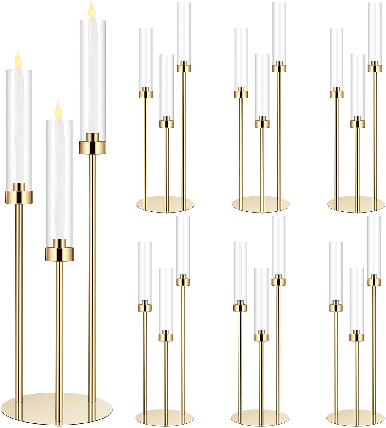 1 Set Acrylic Candelabra Cente - Centerpiece Stick recension och pris