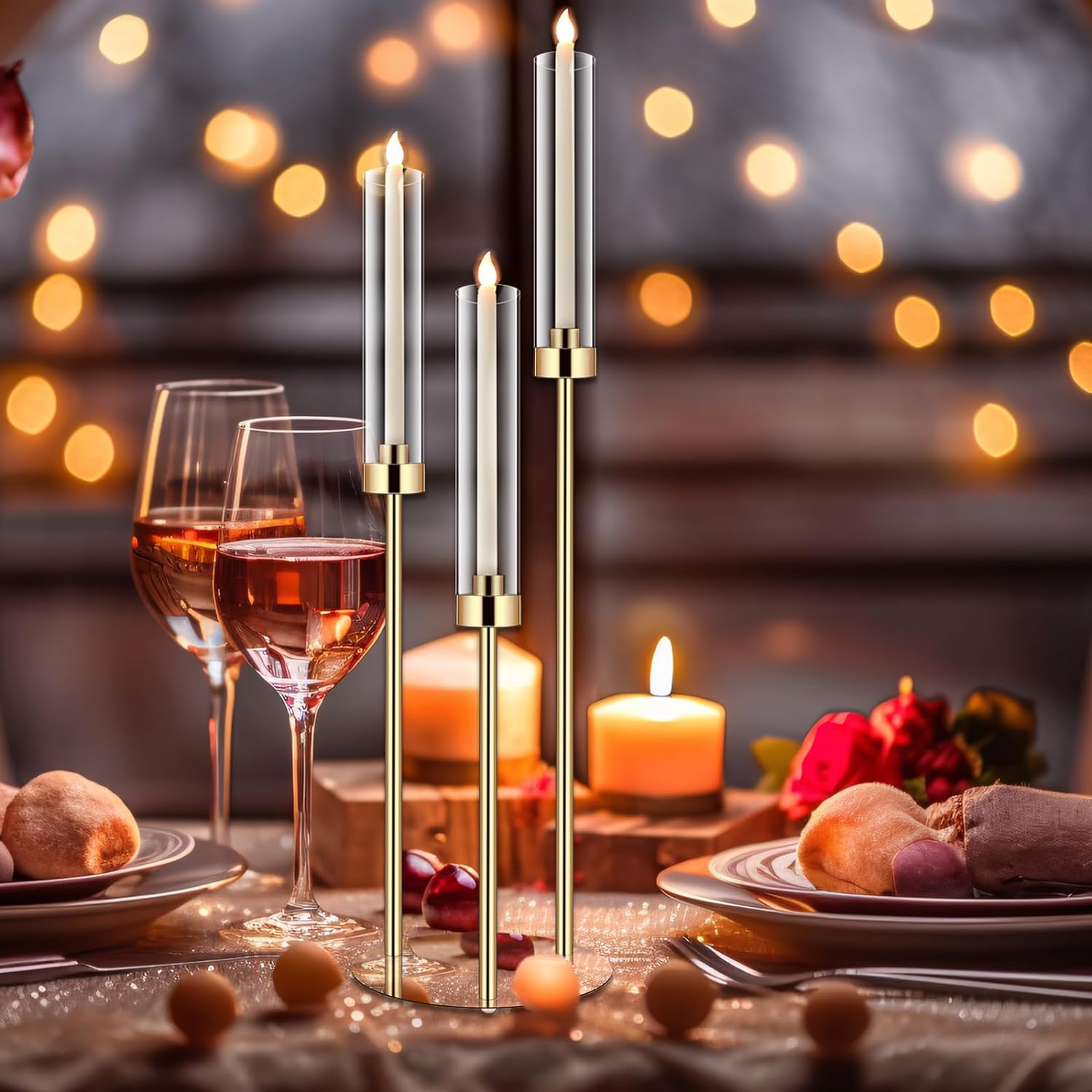 1 Set Acrylic Candelabra Cente - Centerpiece Stick recension och pris
