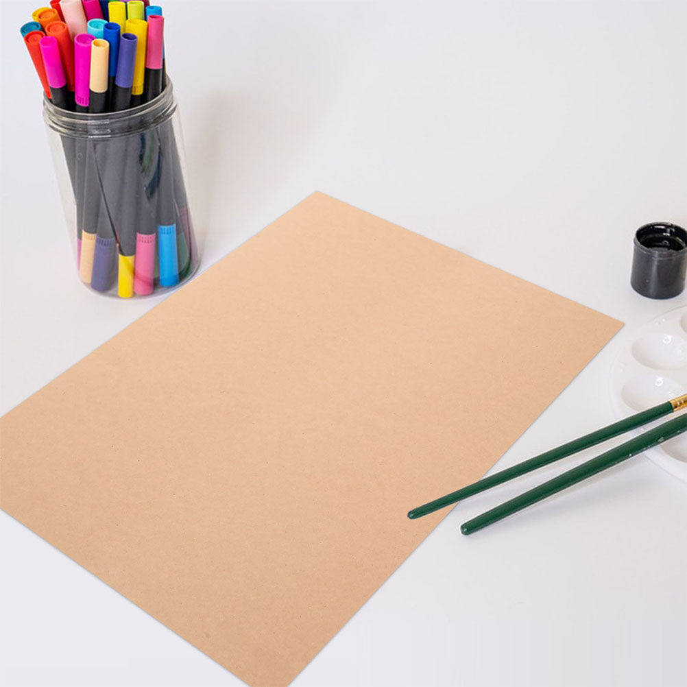 50Pcs Thick Kraft Cardstock Pa - Papercraft Supply Invitation recension och pris