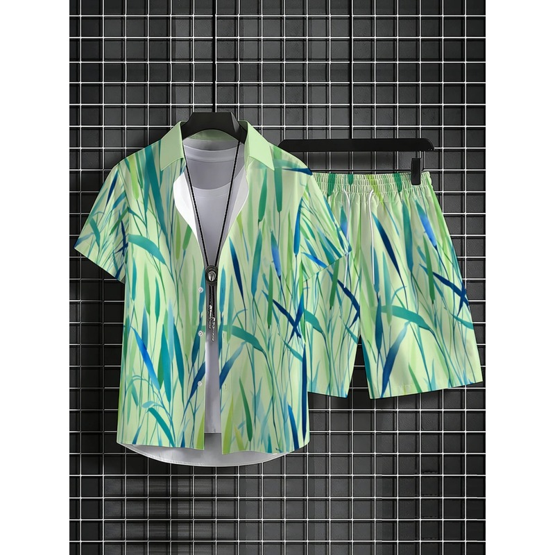 Summer Men's Tropical Print Sh - Event & Party Supply Photos recension och pris