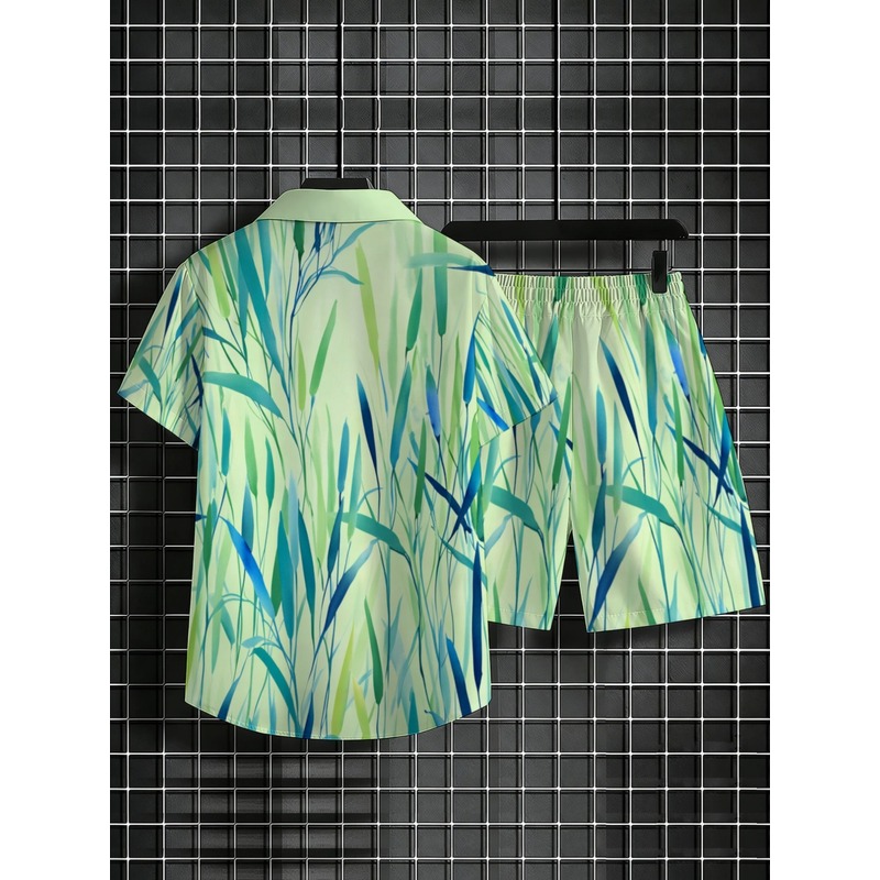 Summer Men's Tropical Print Sh - Event & Party Supply Photos recension och pris