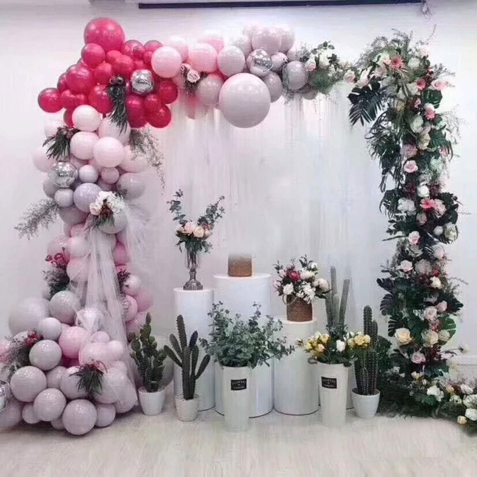 2.1x2m / 79x83inch Gold Weddin - Balloon Arch Kit recension och pris