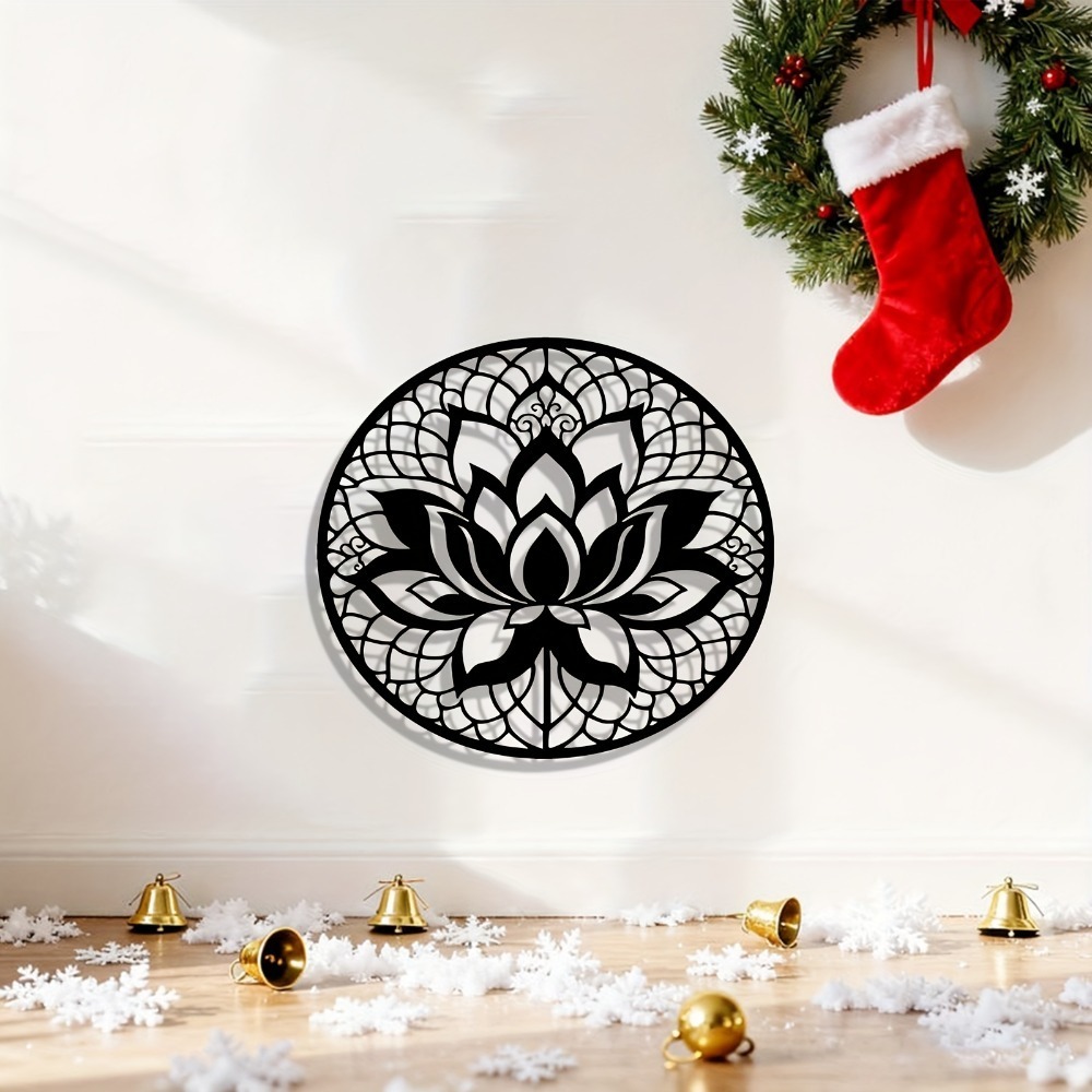 Lumiho Metal Wall Art Lotus Fl - Flower Wall Panel recension och pris