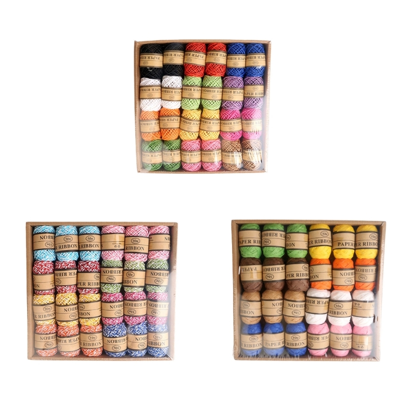 Multicolored Paper Cord Craft - Papercraft Supply Ribbon recension och pris