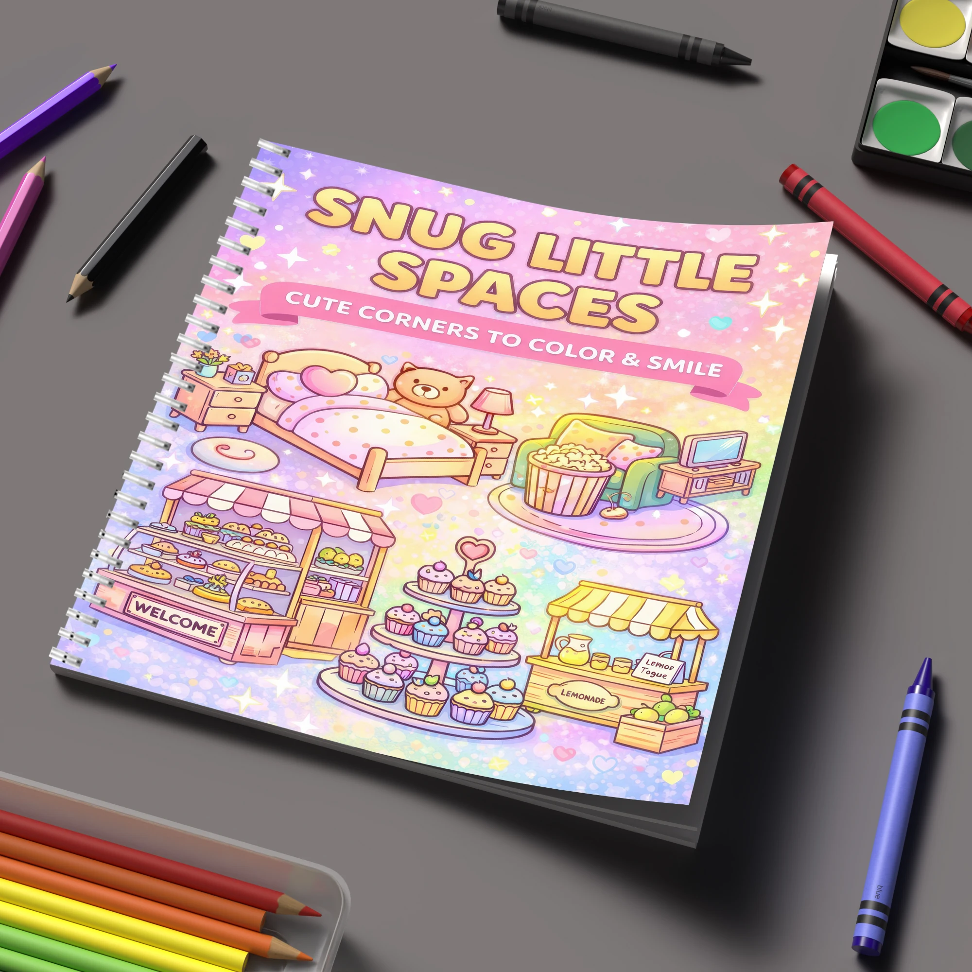 Coloring Book Little Spaces fo - Supply Event recension och pris