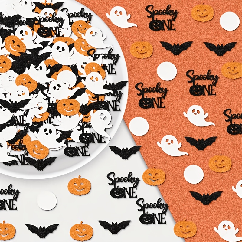 Halloween Table Confetti Orang - Papercraft Supply Confetti recension och pris