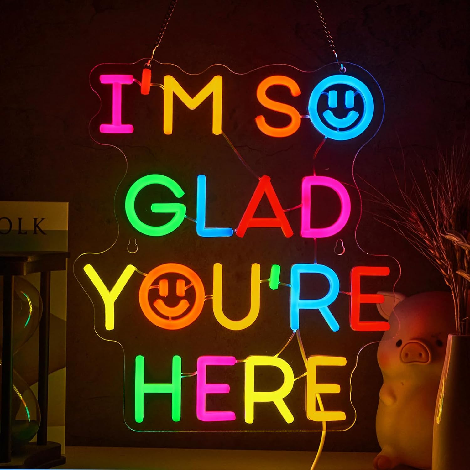  I'm So Glad You‘re Here Neon - Neon Sign Party recension och pris
