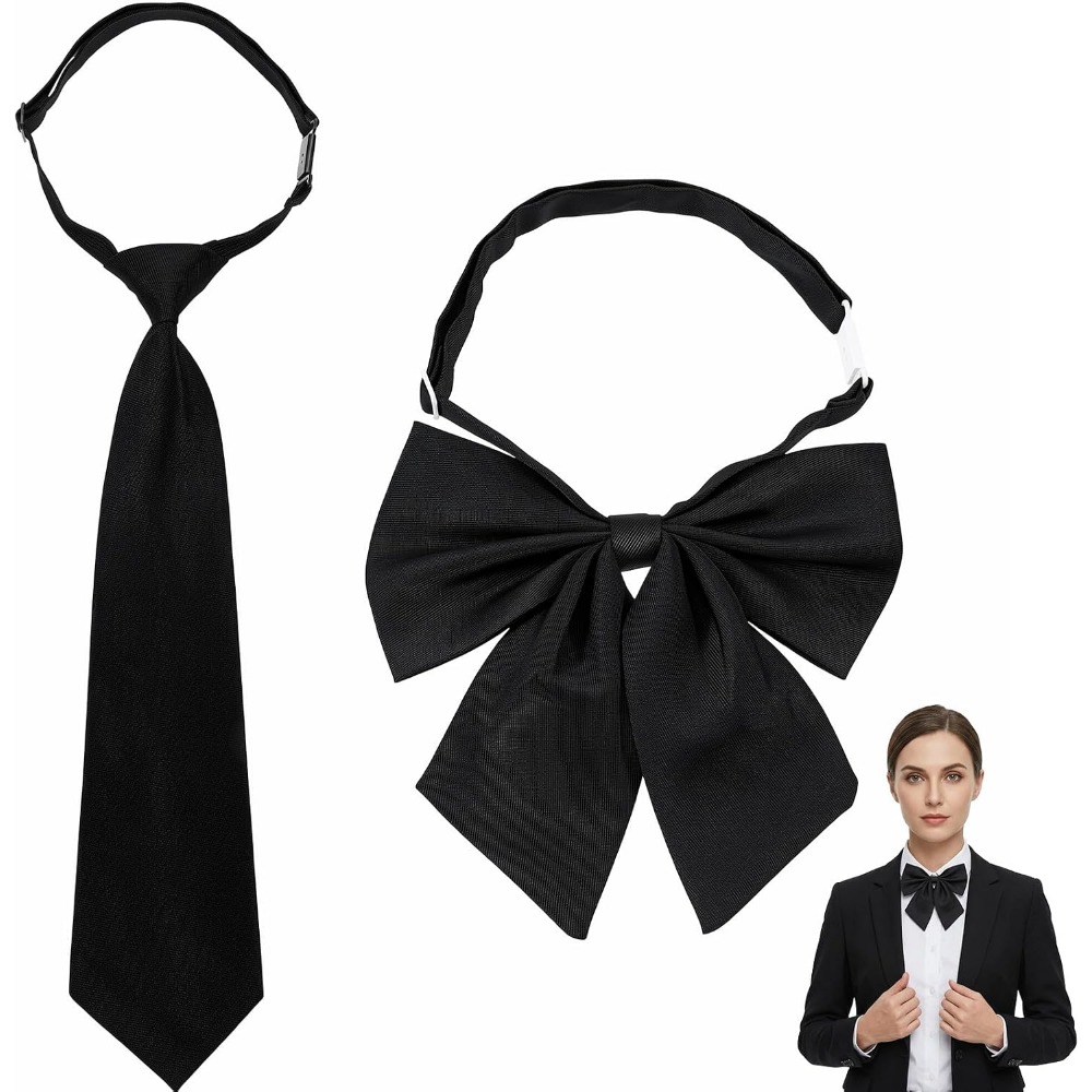 Black Bow Ties for Women, Larg - Event & Party Supply Photos recension och pris