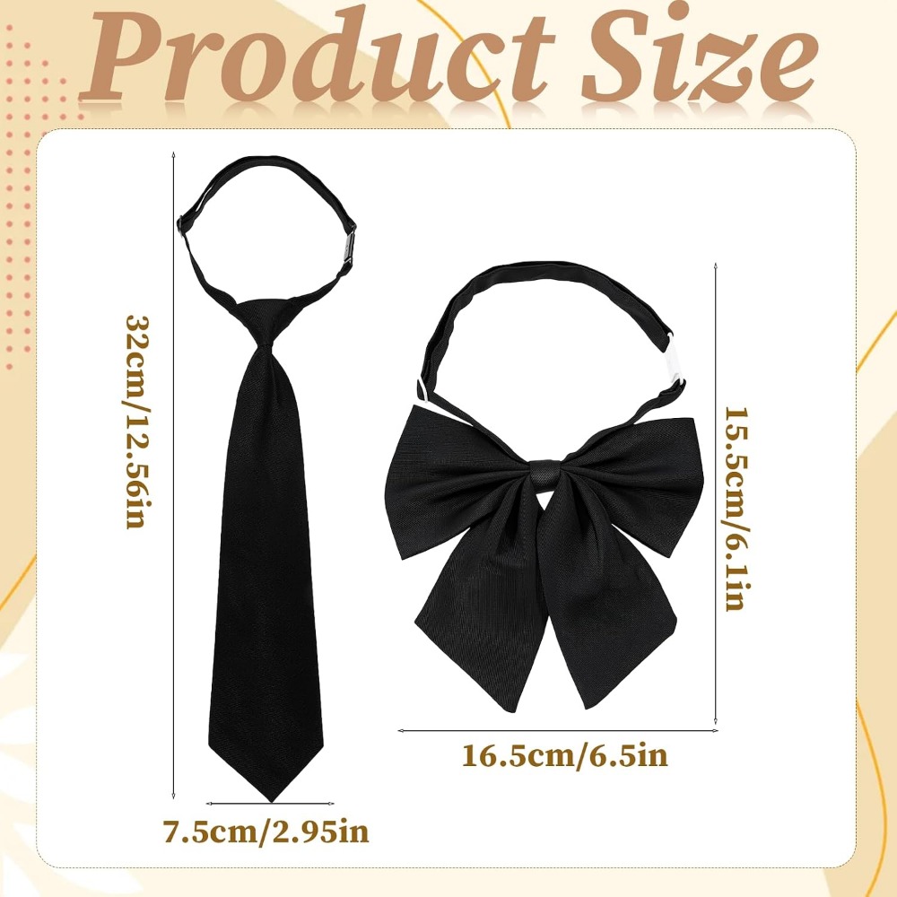 Black Bow Ties for Women, Larg - Event & Party Supply Photos recension och pris