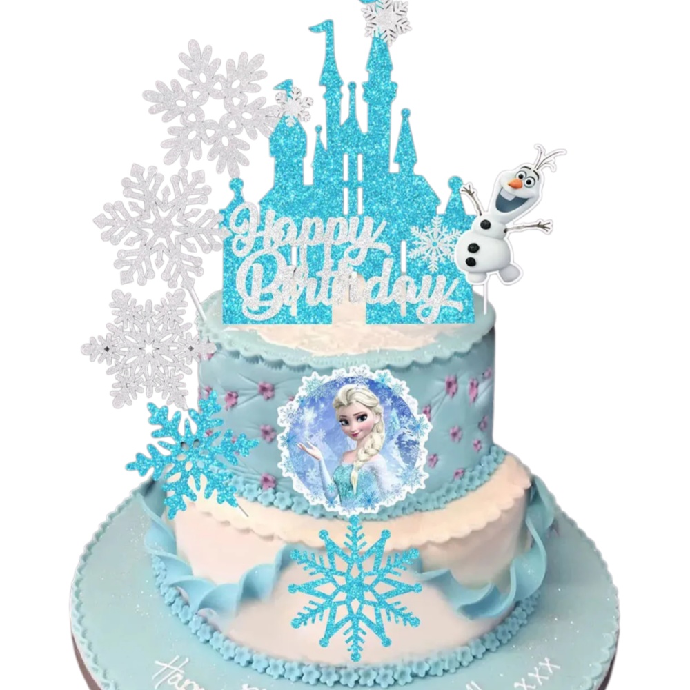 2026 8PCS F-r-o-z-e-n Cake Top - Event Z recension och pris