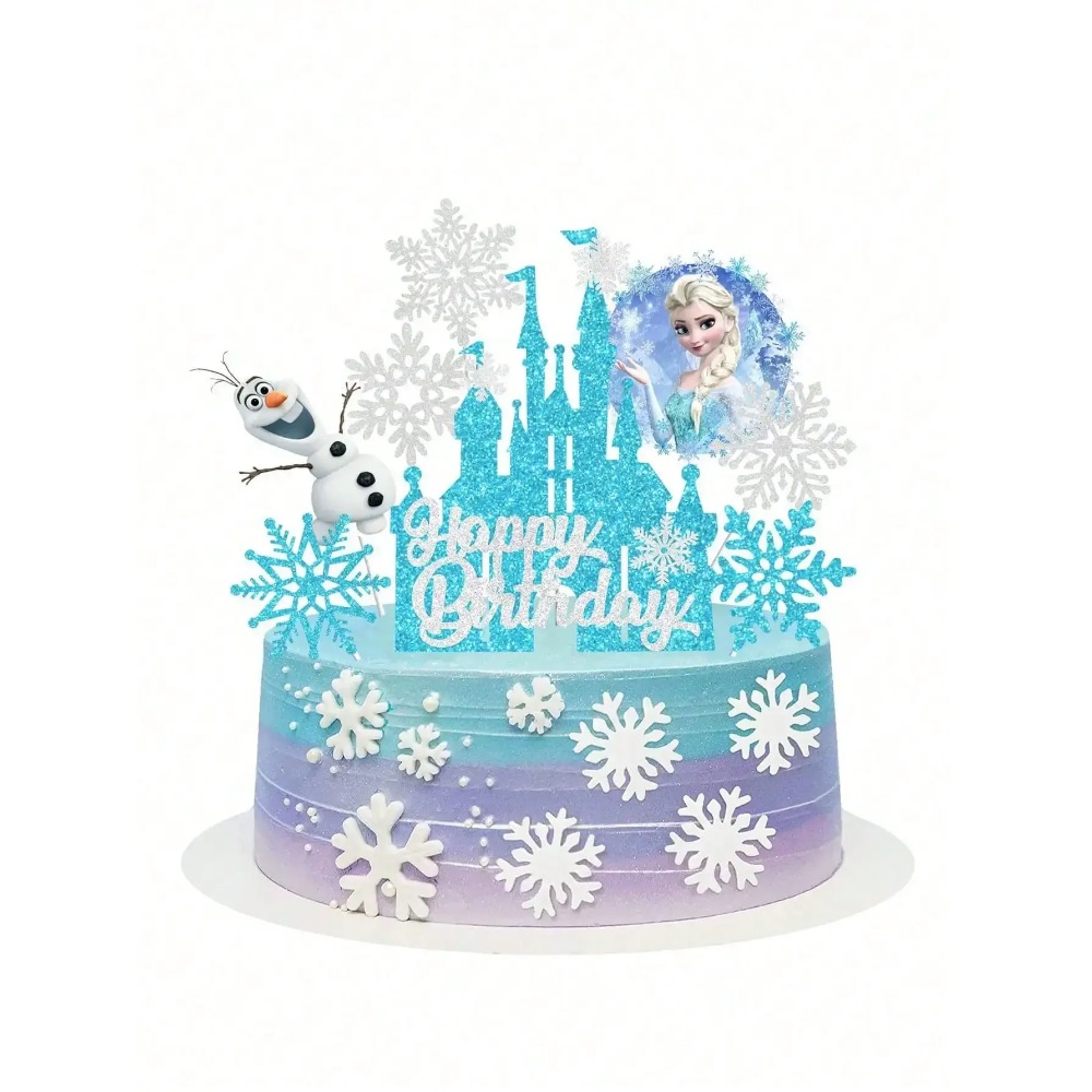 2026 8PCS F-r-o-z-e-n Cake Top - Event Z recension och pris