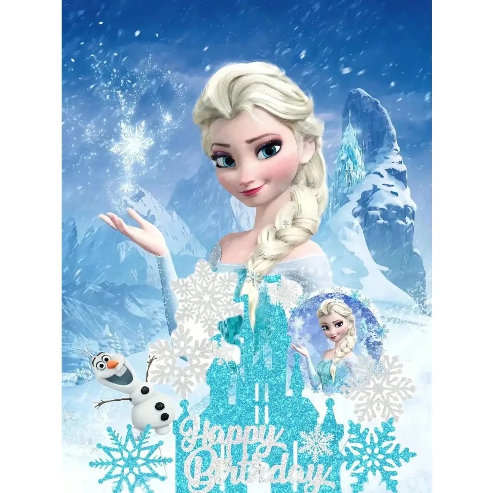 2026 8PCS F-r-o-z-e-n Cake Top - Event Z recension och pris