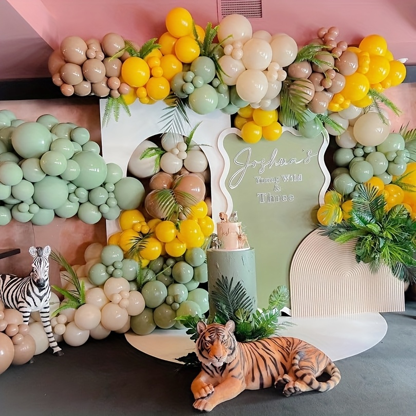 146pcs Sage Green Yellow Ballo - Balloon Arch Kit recension och pris