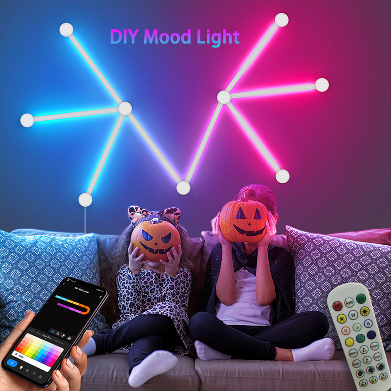 Smart RGB Wall Lamp, Bluetooth - Neon Sign Party recension och pris