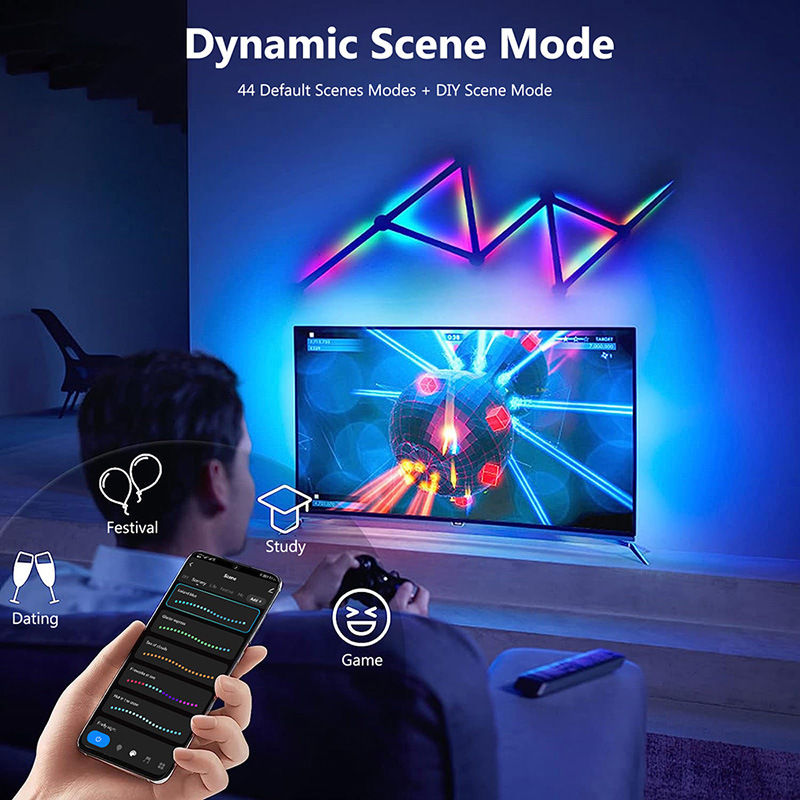 Smart RGB Wall Lamp, Bluetooth - Neon Sign Party recension och pris