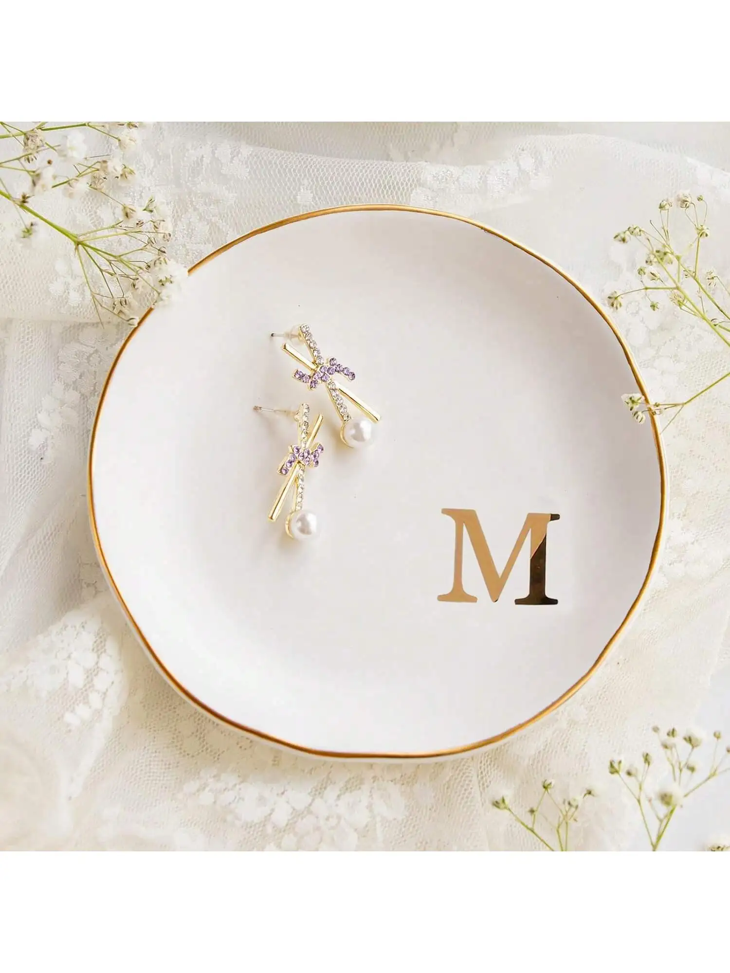 Initials Ring Dish Jewery Tray - Event Z recension och pris