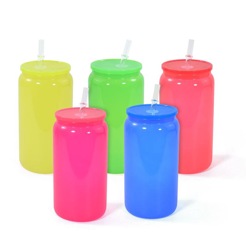 50pcs US Warehouse 16oz Neon F - Plastic Cup 50Pcs recension och pris