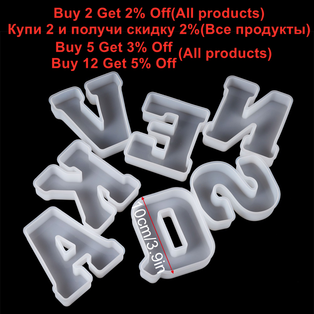3Sizes A to Z Letter Silicone  - Event Z recension och pris