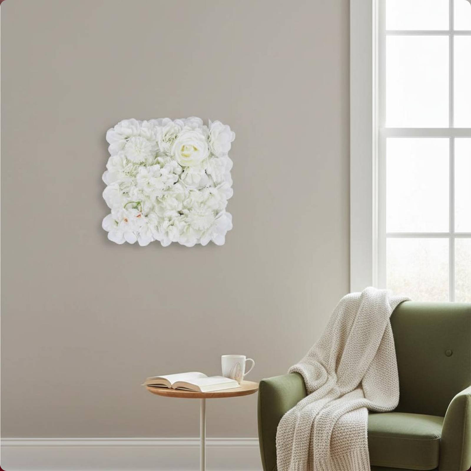 Artificial Blossom Wall Panel  - Flower Wall Panel recension och pris