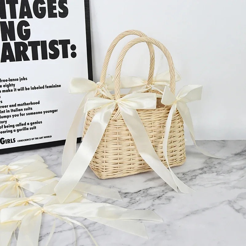 25/50Pcs White Ribbon Bowk Wed - Eve Party recension och pris