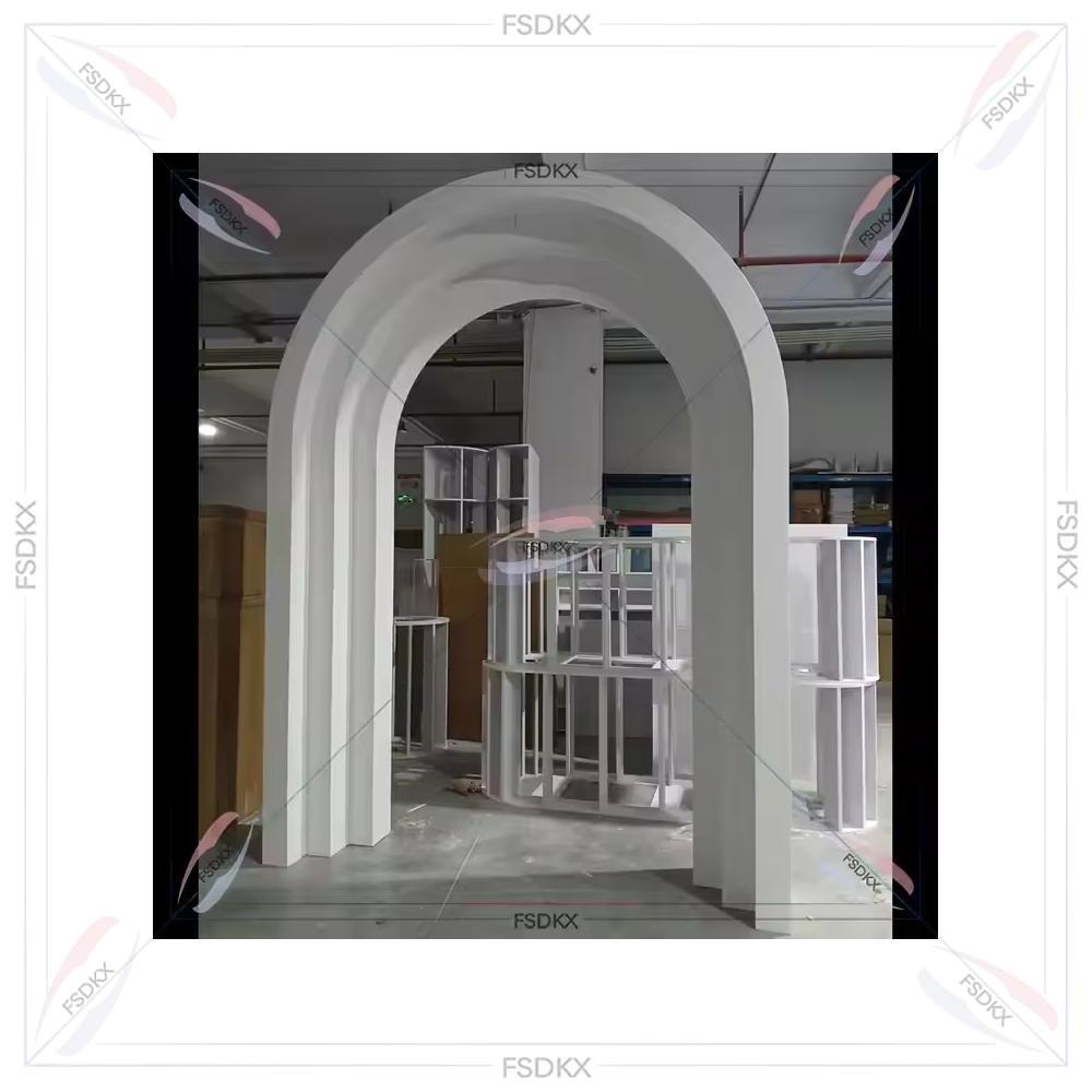 Luxury White  PVC Acrylic Wall - Party Event Supplier recension och pris