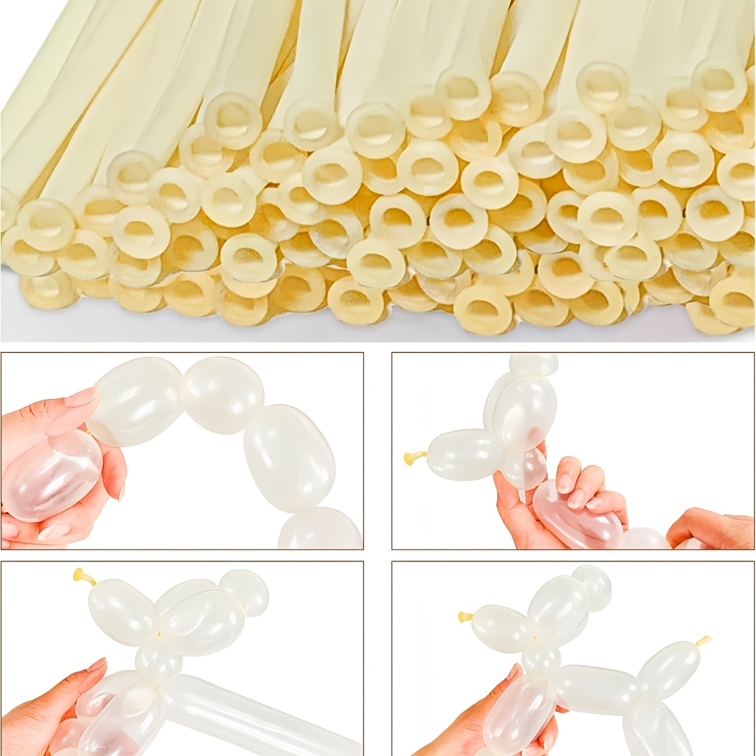 Clear Long Balloons for Animal - Balloon Arch Kit recension och pris