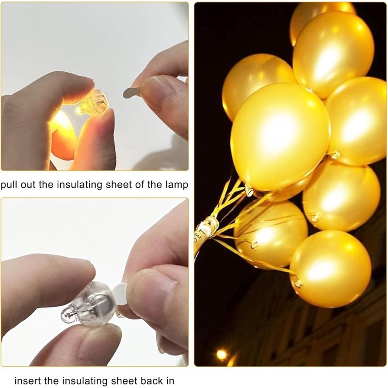 ABLN-Balloon Lights Pack Of 10 - Led Balloon Light recension och pris
