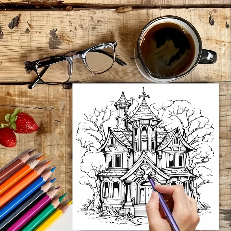 Haunted House Coloring Book fo - Supply Event recension och pris