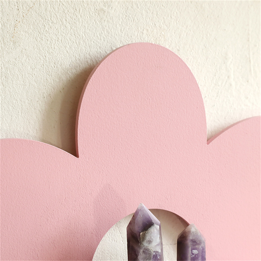 Flower Crystal Shelf Display B - Flower Wall Panel recension och pris