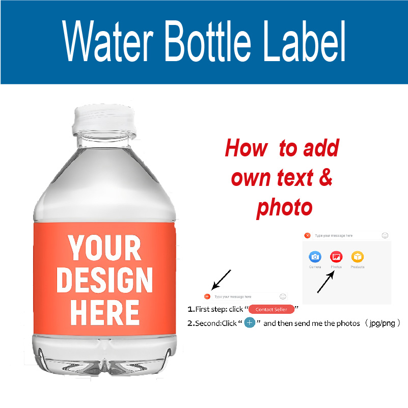 Custom Water Bottle Label, Per - Party Event Supplier recension och pris