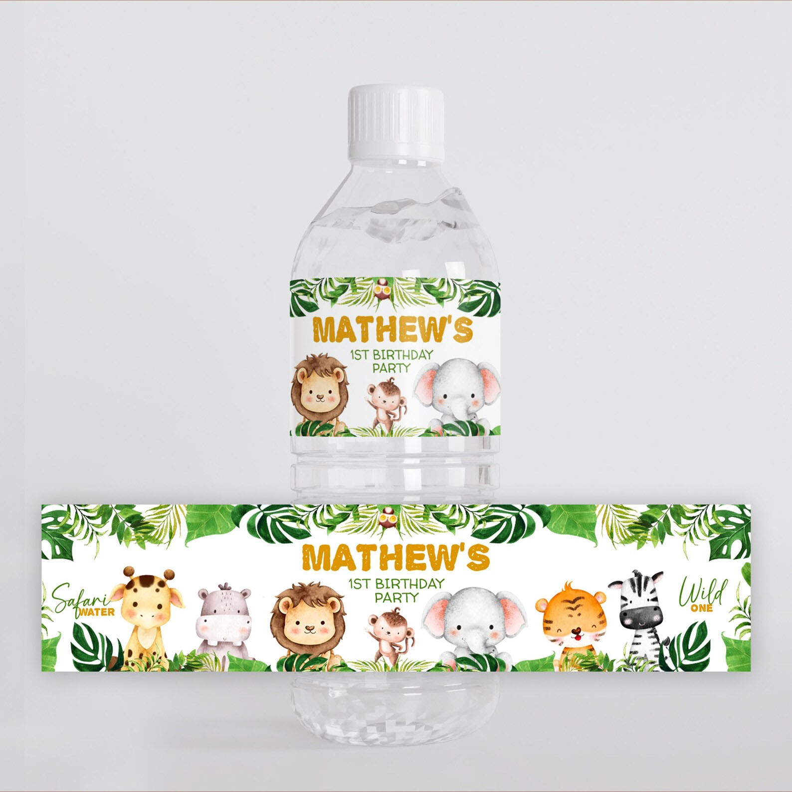 Custom Water Bottle Label, Per - Party Event Supplier recension och pris